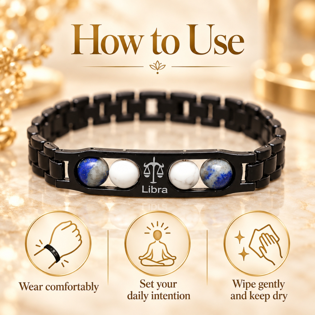 Libra Zodiac Bracelet (Promotes Balance & Harmony)