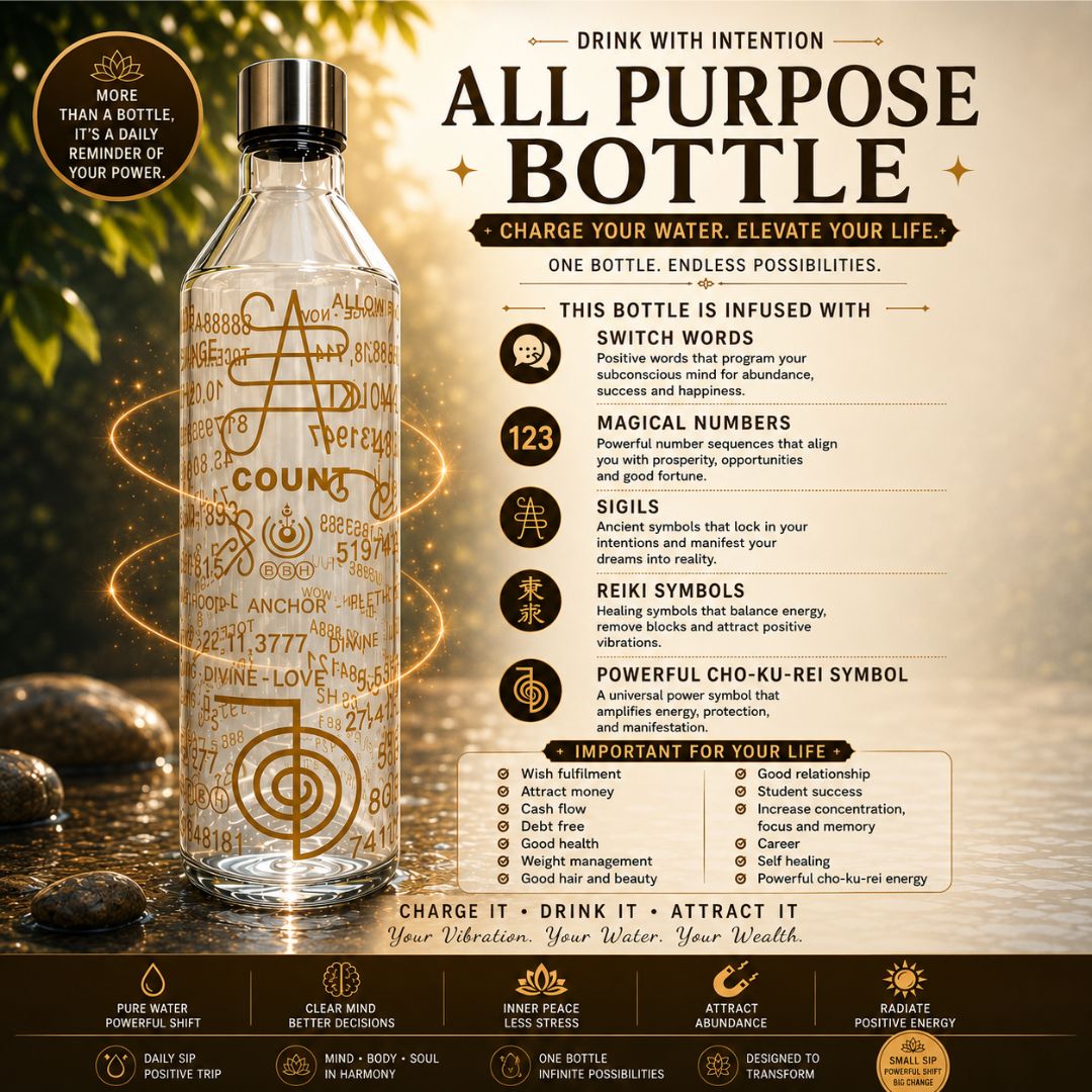 All Purpose Reiki Bottle 750 ML (Hydration & Wellness)