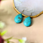 Firoza Drop Shape Crystal Earrings | Handmade Crystal Jewelry for Women