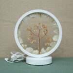 Citrine Raw Crystal Tree Lamp (Prosperity & Positive Energy)