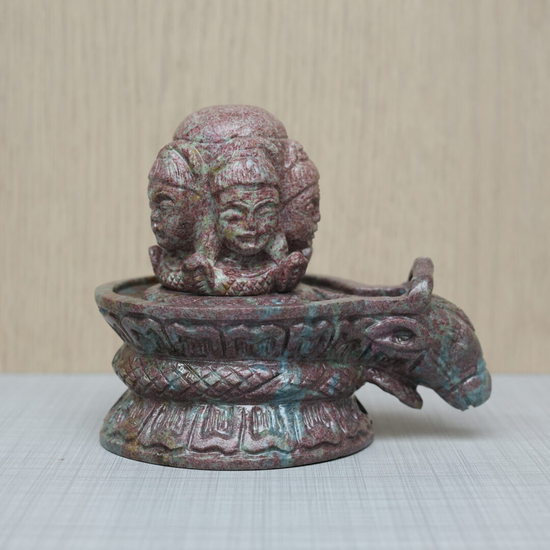Ruby Kyanite Panchmukhi Shivling Approx 1500-2000gram(Attracts Prosperity & Success)