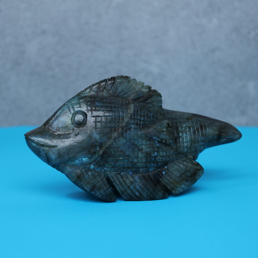 Labrodorite Crystal Fish(Good Luck & Prosperity)