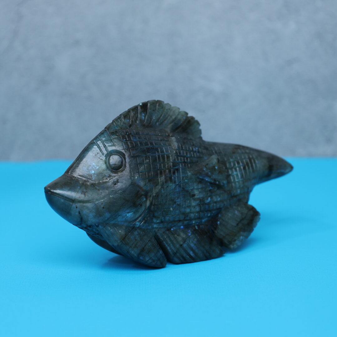 Labrodorite Crystal Fish(Good Luck & Prosperity)