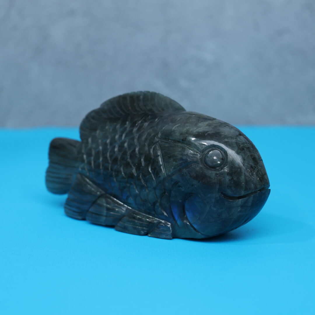 Labrodorite Crystal Fish(Good Luck & Prosperity)