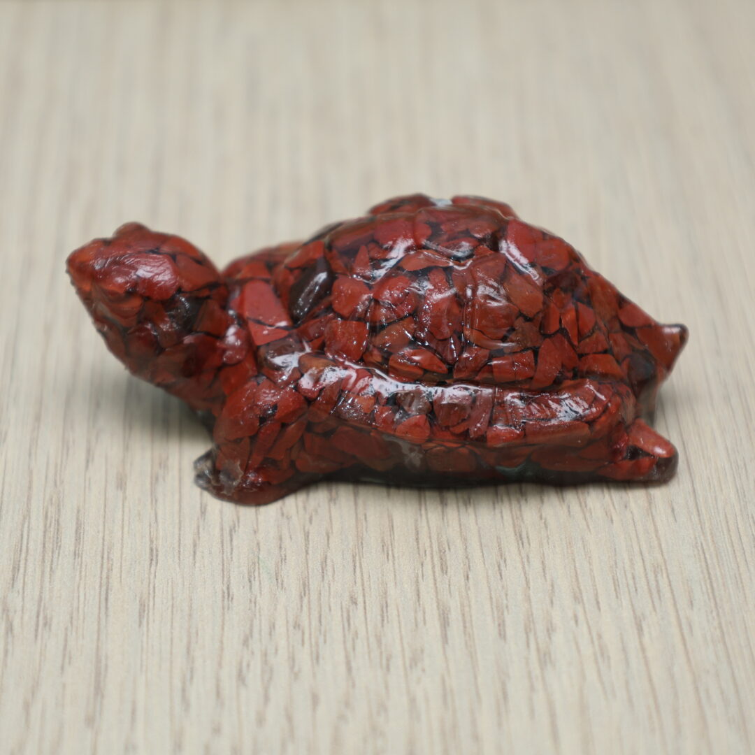Red Jasper Crystal Raisin Turtle(Strength & Courage)