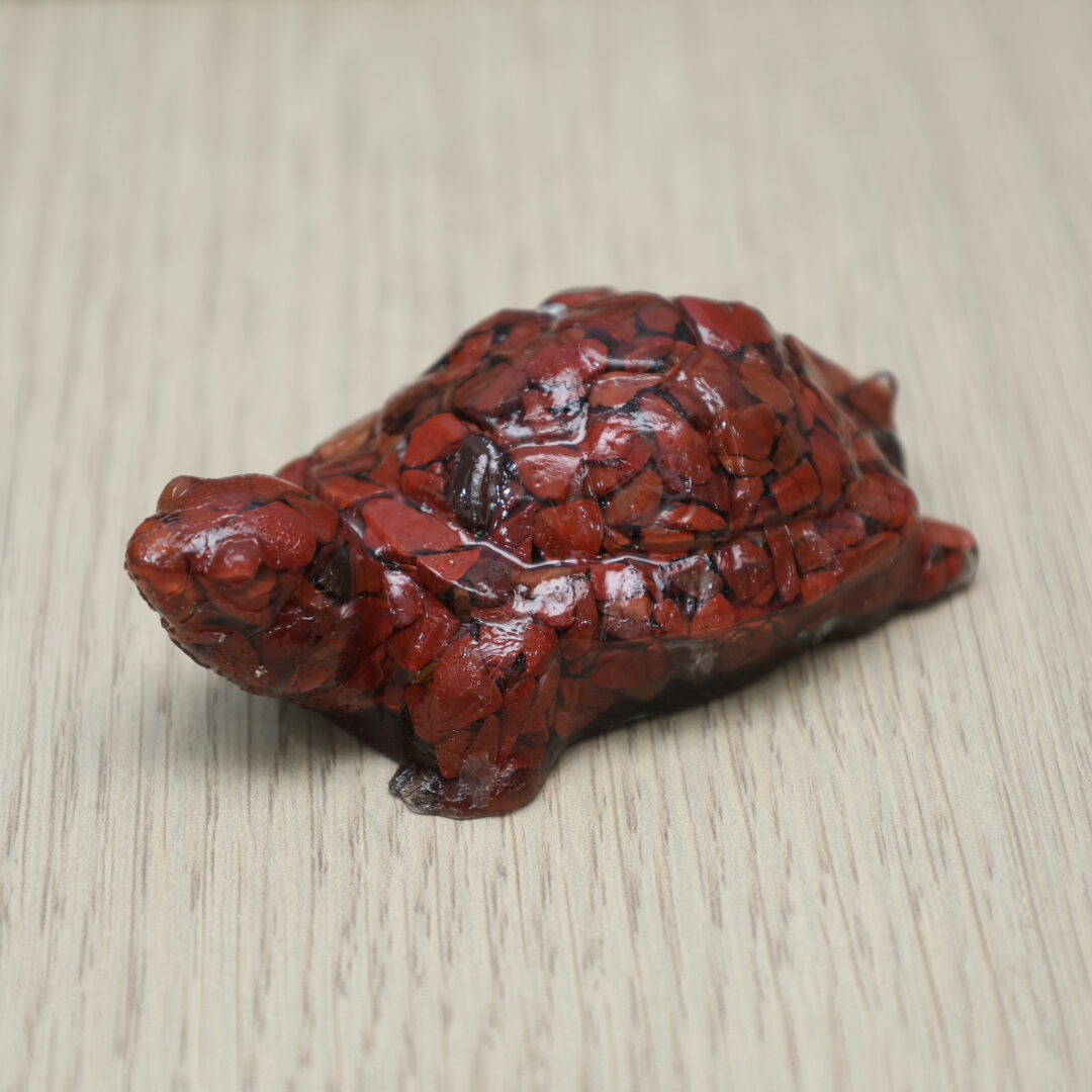 Red Jasper Crystal Raisin Turtle