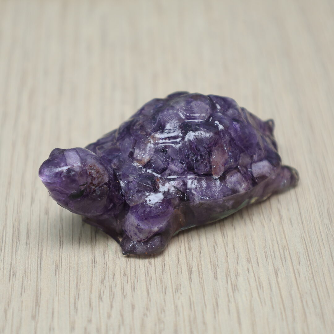 Amethyst Crystal Raisin Turtle