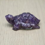 Amethyst Crystal Raisin Turtle (Calmness & Relaxation)