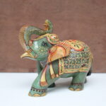 Green Aventurine Crystal Elephant 1000 to 1500 Gram Approx(Luck & Prosperity)