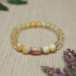 Sagittarius Zodiac Bracelet with Certificate-8mm(Confidence, Positivity & Spiritual Growth)