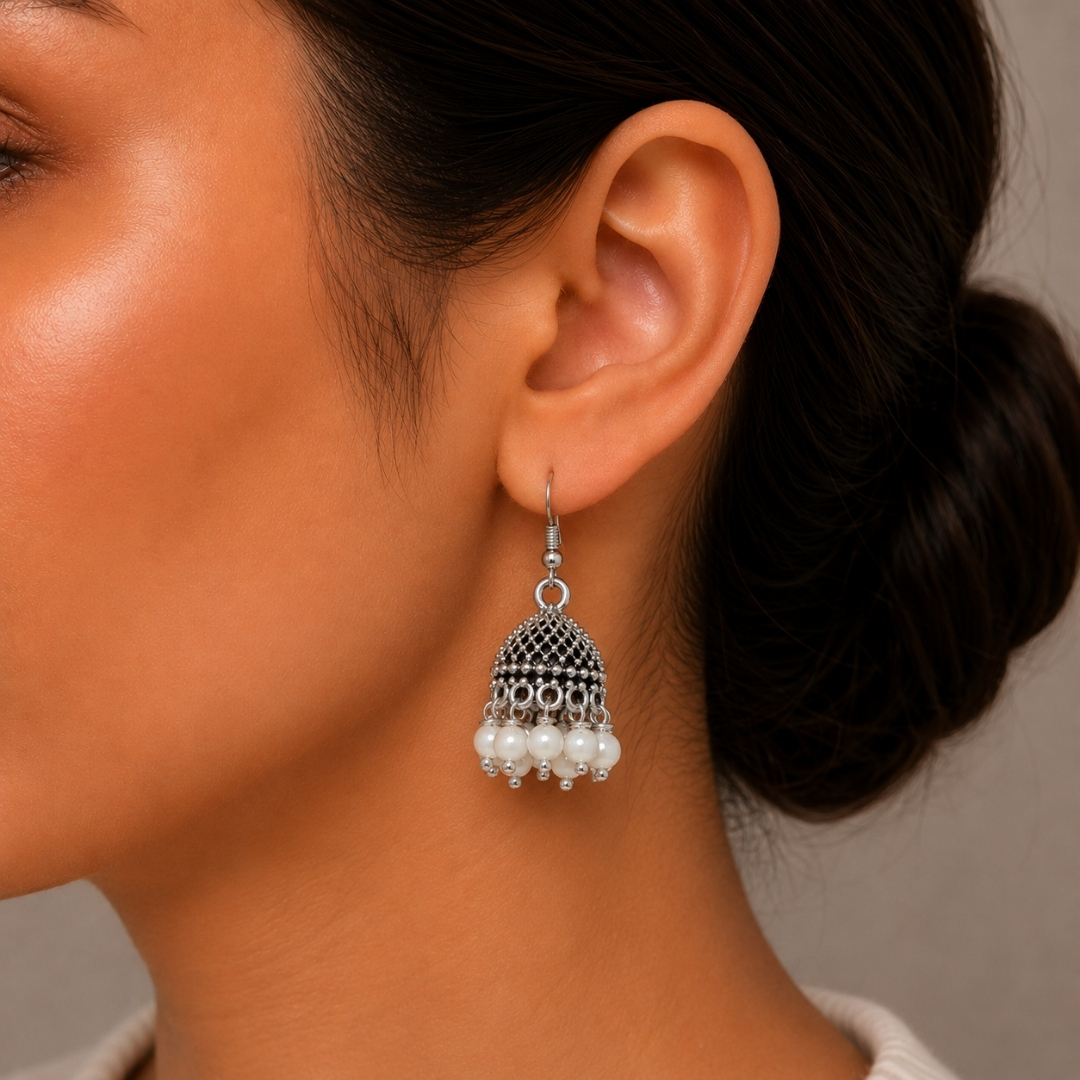 Pearl Crystal Earrings