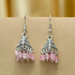 Rose Quartz Crystal Earrings – Natural Gemstone Earrings for Love & Harmony