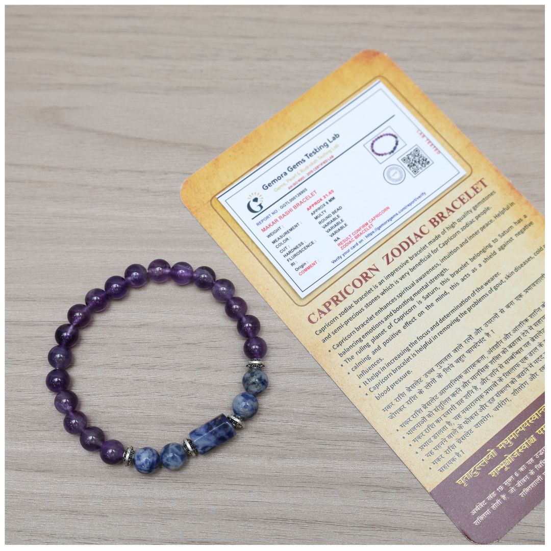Capricorn Zodiac Bracelet