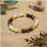 Solar Plexus Chakra Crystal Bracelet- 8mm (Courage, Strength & Focus)