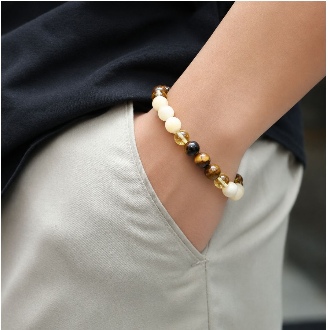 Solar Plexus Chakra Bracelet- 8mm