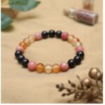 Sacral Chakra Crystal Bracelet-8mm(Boosts Vitality & Creativity)