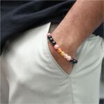 Sacral Chakra Crystal Bracelet-8mm(Boosts Vitality & Creativity)