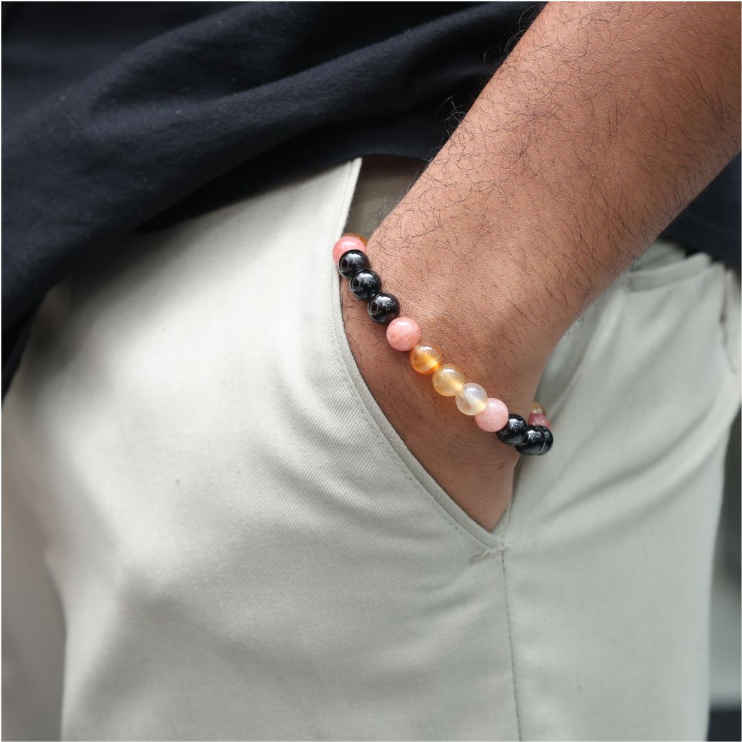 Sacral Chakra Crystal Bracelet-8mm
