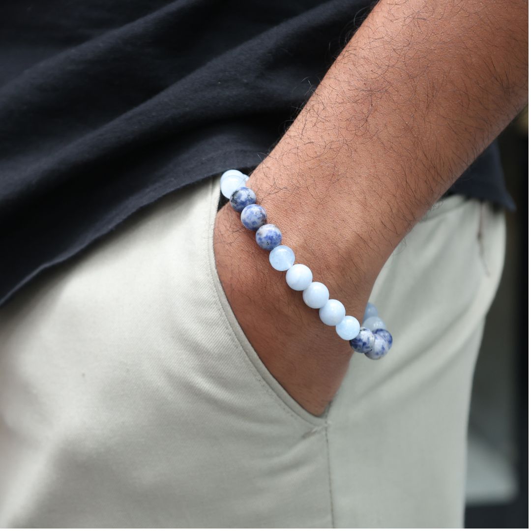 Throat Chakra Crystal Bracelet