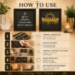 Gayatri Mantra & 7 Horse Vastu Frame Combo ((Wealth & Prosperity)