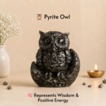 Prosperity Vastu Combo – Pyrite Owl, Pyrite Turtle & Seven Running Horses Frame
