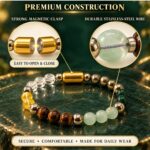 Dhanyog Magnet Bracelet-8mm(Wealth, Success & Positive Energy)