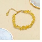 Citrine Chips Chain Bracelet (Prosperity, Confidence)