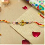 Pooh Crystal Rakhi(Perfect Cartoon Rakhi for Kids)