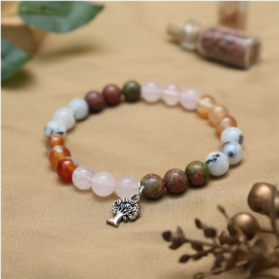 Pregnancy Crystal Bracelet-8mm(Boosts Confidence & Vitality)