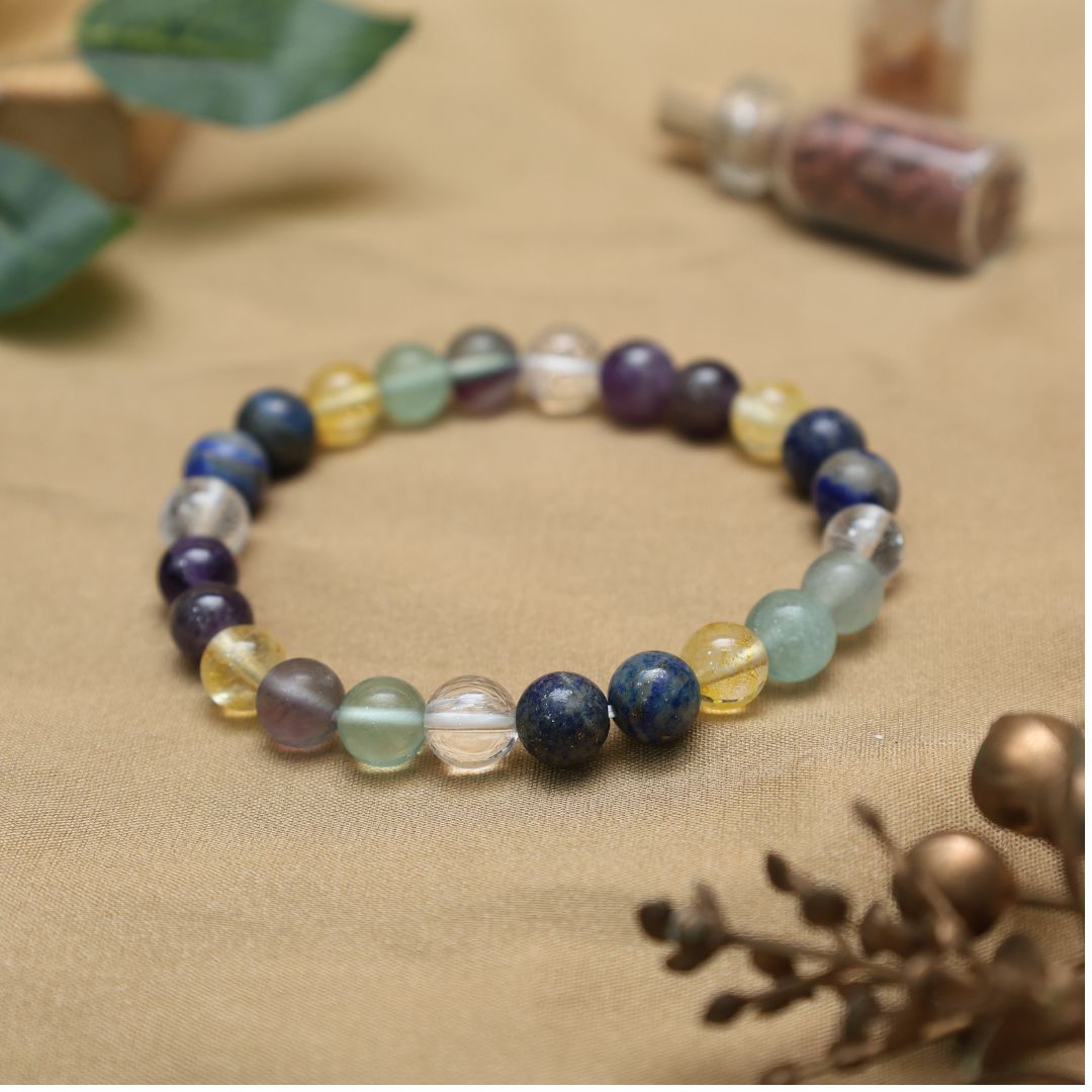 Education Crystal Bracelet-8mm (Inspired & Confident with the Education)