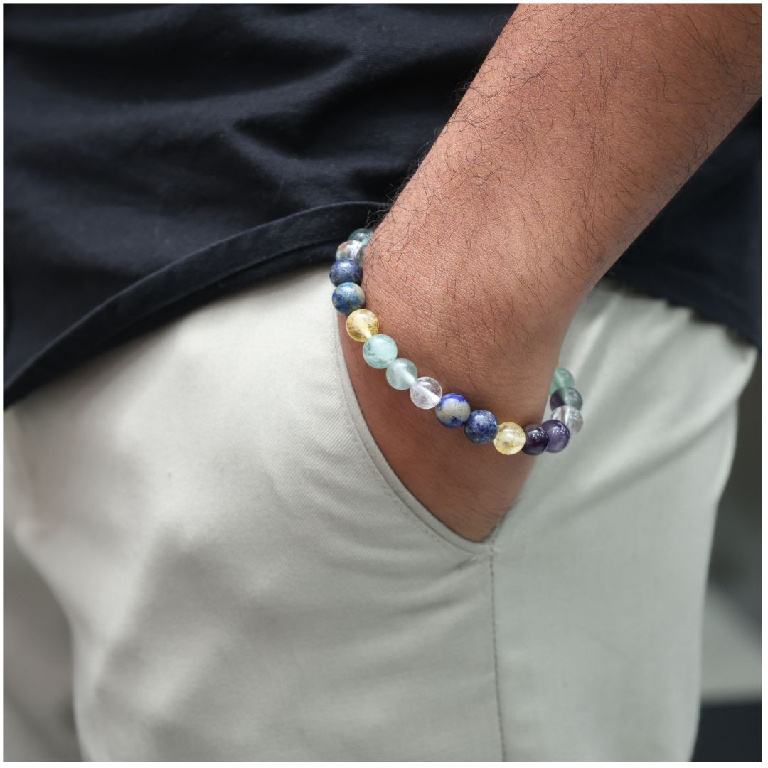 Education Crystal Bracelet-8mm