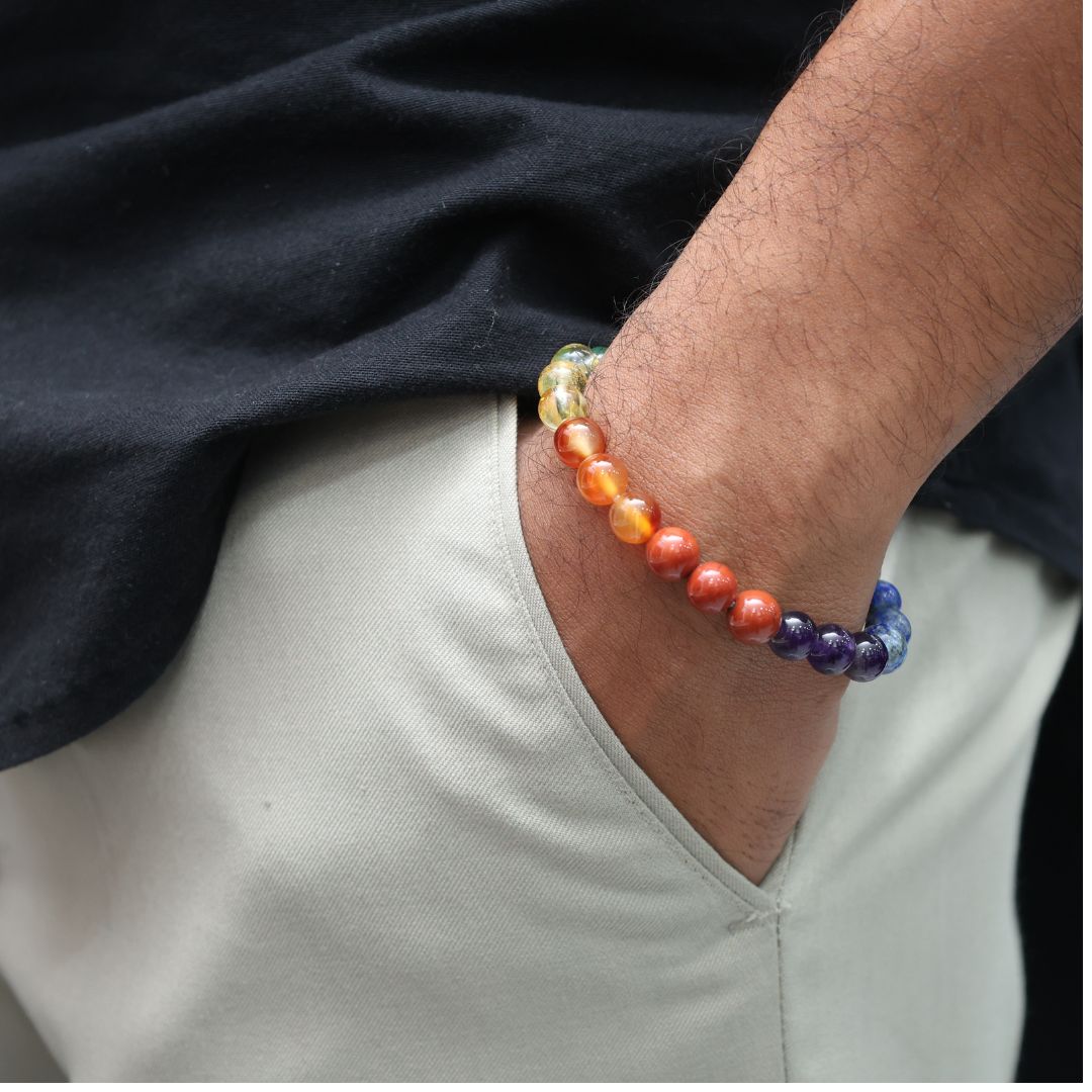 7 Chakra Crystal Bracelet-8mm