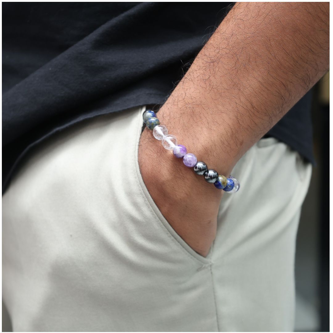 Migraine & Headache Crystal Bracelet-8mm