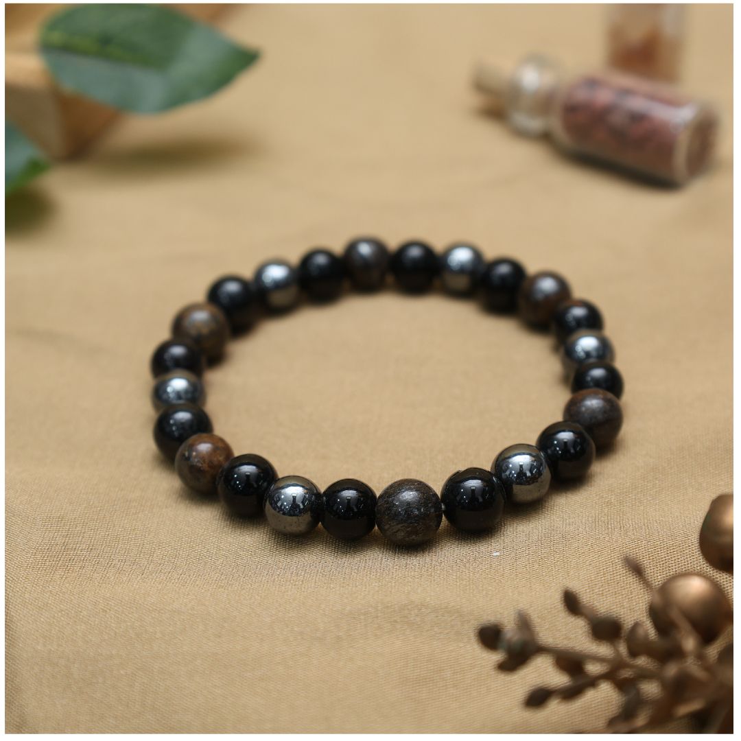 Ultimate Protection Crystal Bracelet-8mm(Strength, Grounding & Positive Energy)