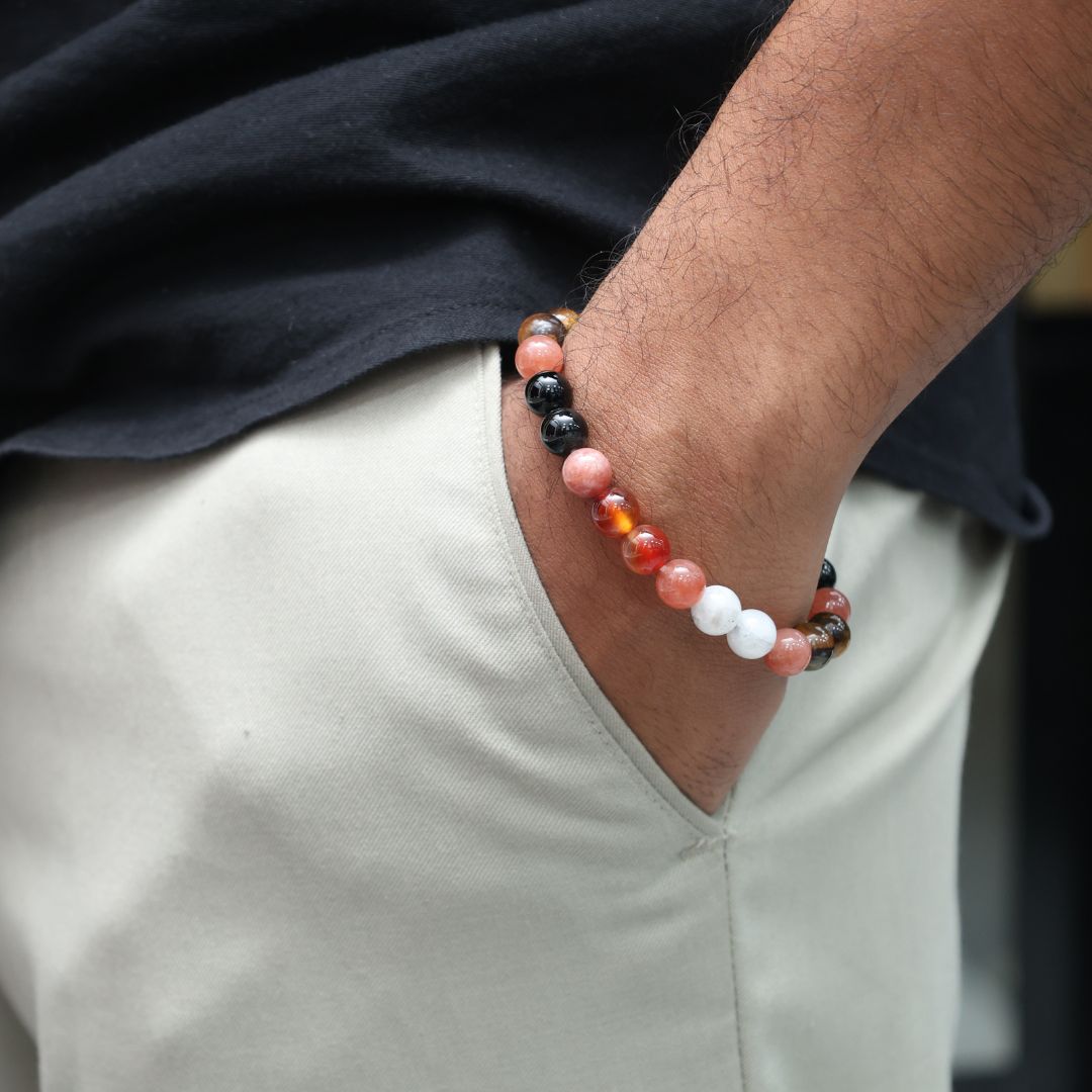 Fearless Confidence Crystal Bracelet-8mm