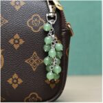 Green Aventurine Crystal Keychain(Attracts Luck & Good Fortune)