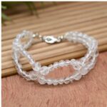 Clear Quartz Double Layer Chain Crystal Bracelet (Clarity& Positive Energy)