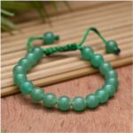 Green Aventurine Thread Crystal Bracelet (Growth & Opportunity)