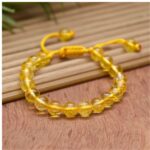 Citrine Thread Crystal Bracelet- 10mm(Creativity & Personal Growth)