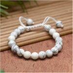 Howlite Thread Crystal Bracelet-10mm (Calmness & Emotional Balance)