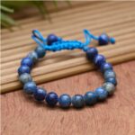Lapis Luzli Thread Crystal Bracelet-10mm(Wisdom & Communication)