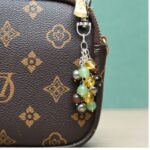 Money Magnet with Pyrite Crystal Keychain(Prosperity & Confidence)