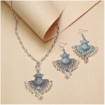 Clear Quartz Beads Jewellery Set (Mental clarity & sharp focus)