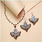 Tiger Eye Beads Jewellery Set (Confidence & Courage)