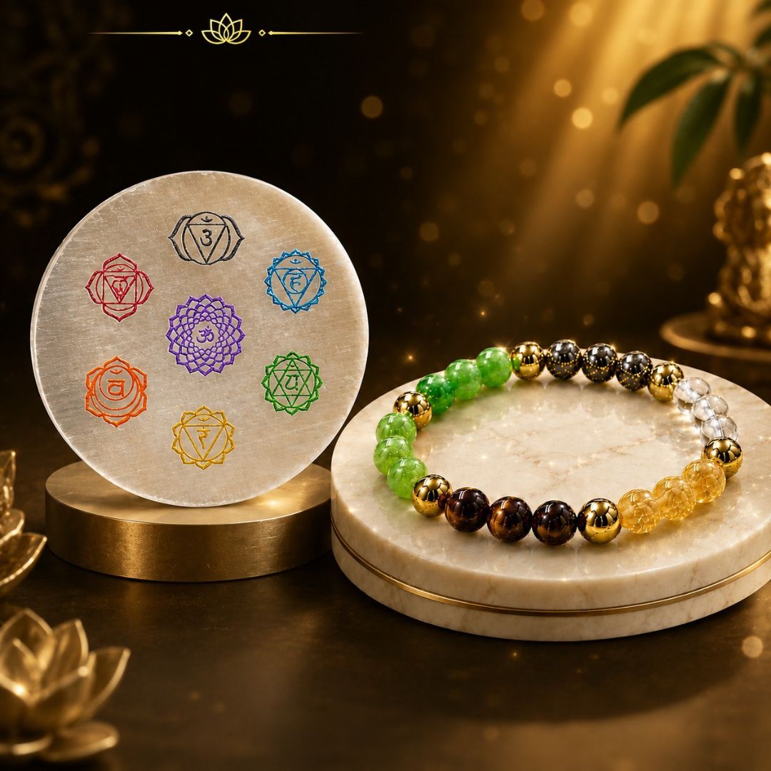 Dhanyog Luxury Crystal Charging Kit (Wealth & Prosperity)