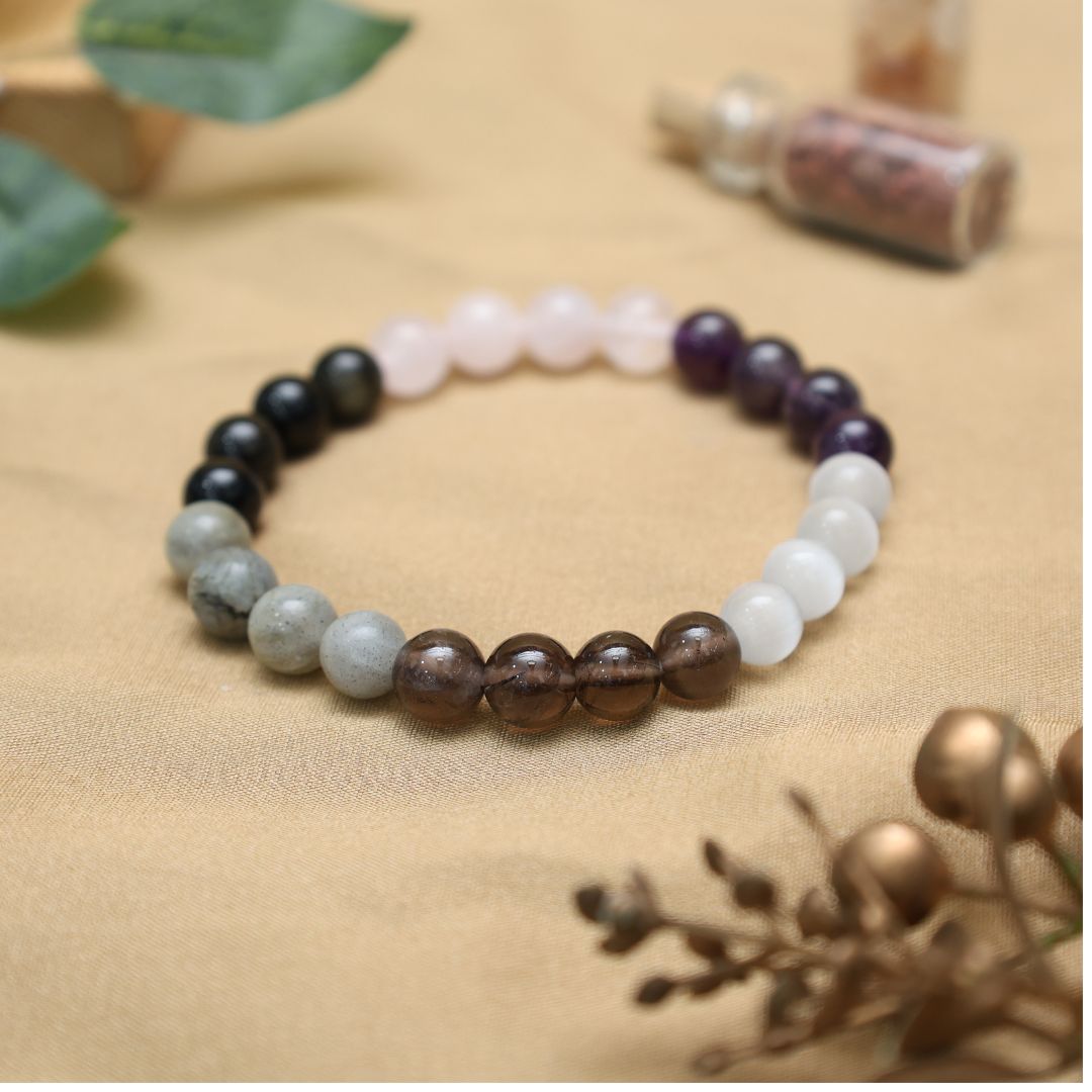 Sleep Crystal Bracelet -8mm (Relaxation & Emotional Balance)