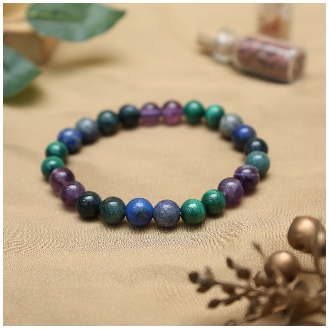 Immunity Crystal Bracelet- 8mm(Reduce Stress & Emotional Fatigue)