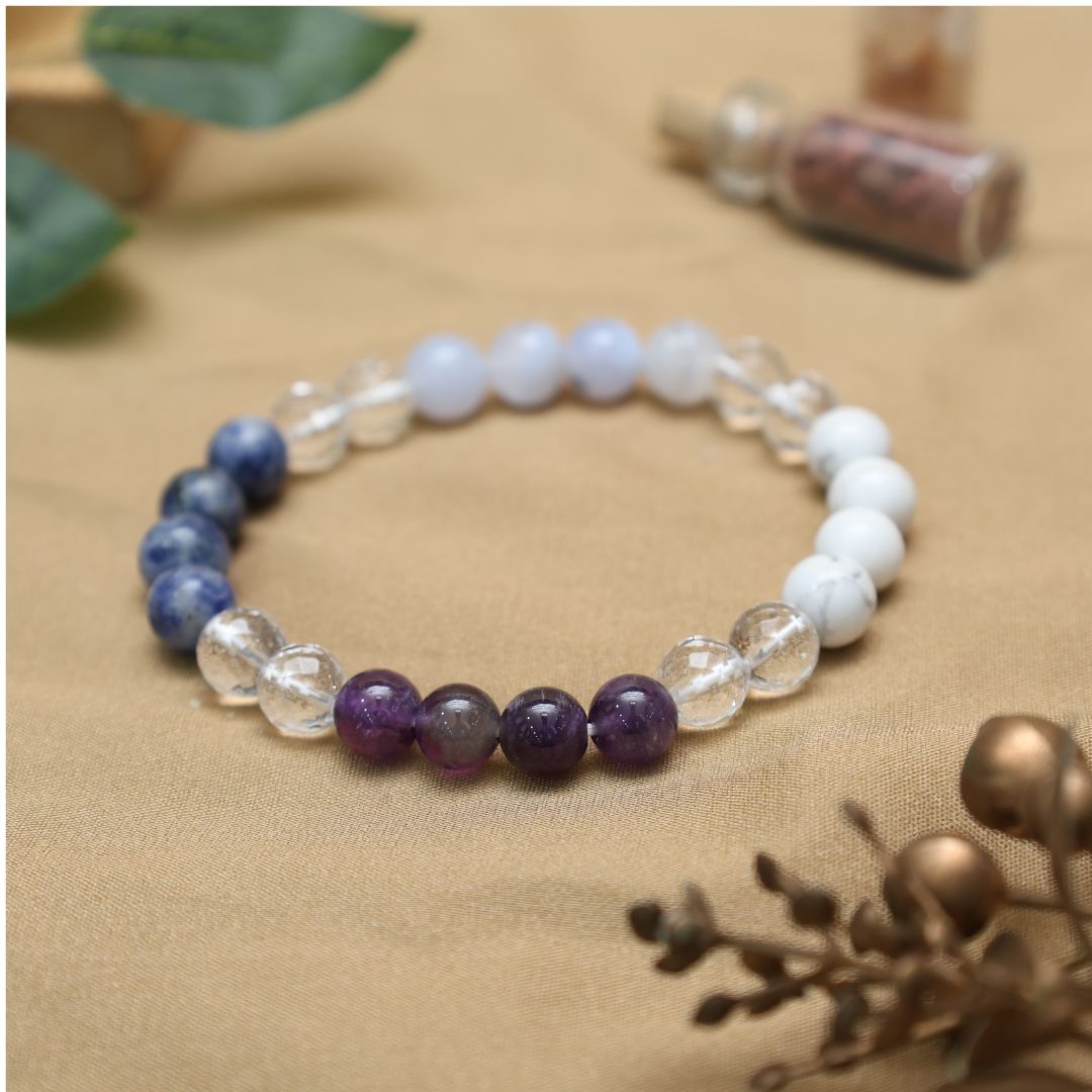 Pain Relief Crystal Bracelet-8mm (Calmness & Inner Peace)