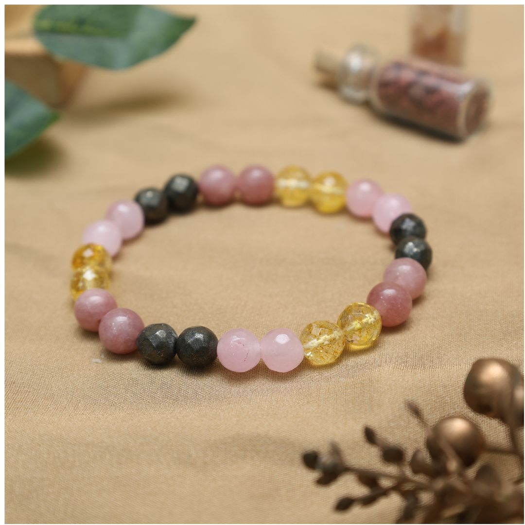 Self-Respect Crystal Bracelet-8mm(Self-Love & Emotional Healing)
