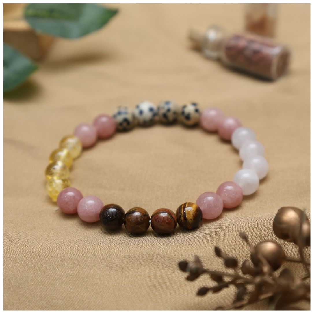 Joy & Happiness Crystal Bracelet (Self-Love & Emotional Healing)